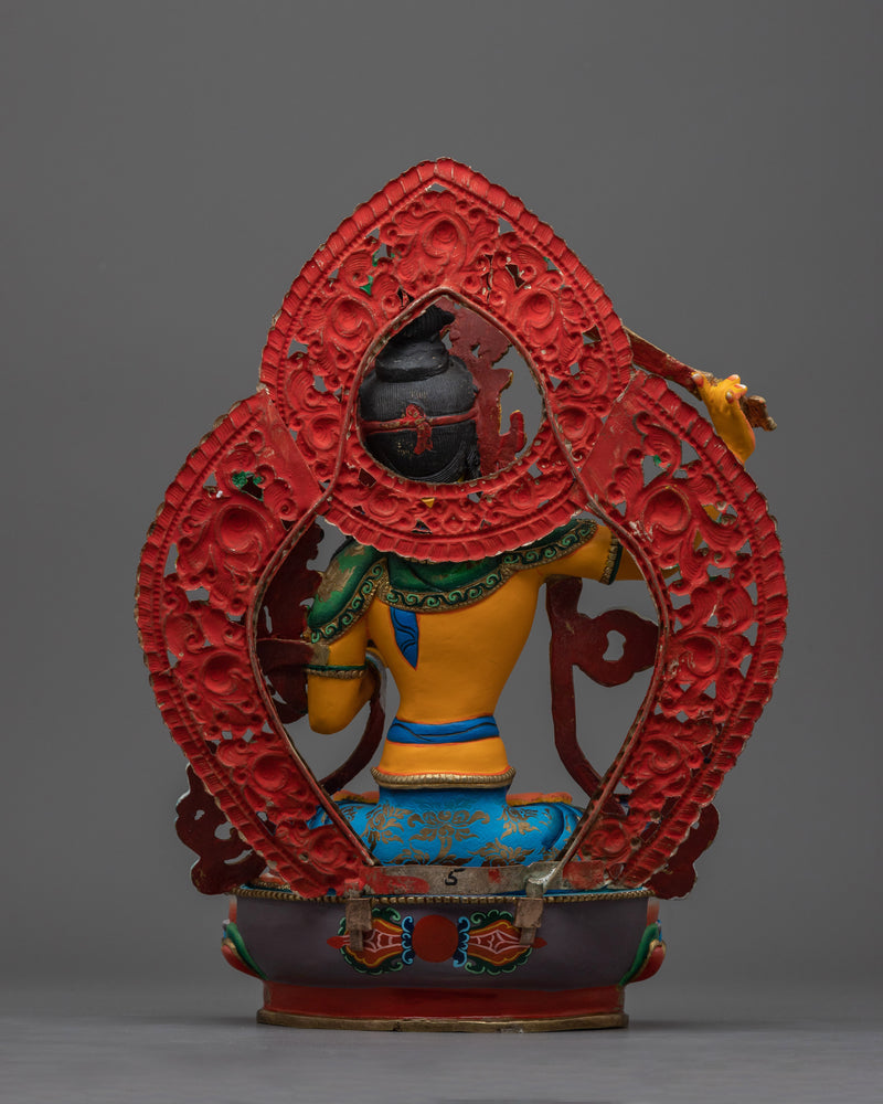 Manjushri Yellow Figurine | Illuminate Your Path to Wisdom