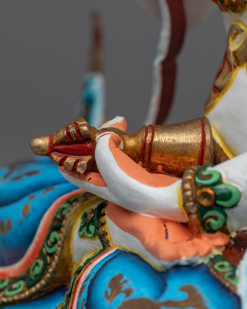 Vajrasattva White Figurine | Embrace the Purity of Divine Transformation