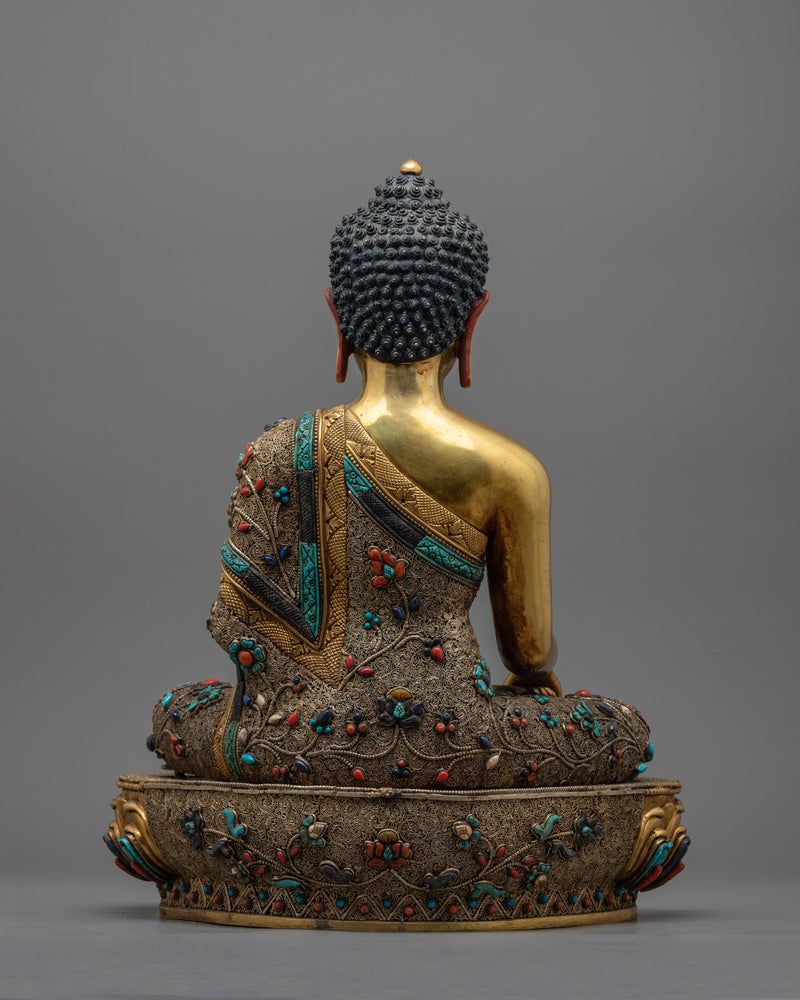 Antique Shakyamuni Buddha Figurine | Embark on a Journey of Timeless Wisdom and Compassion