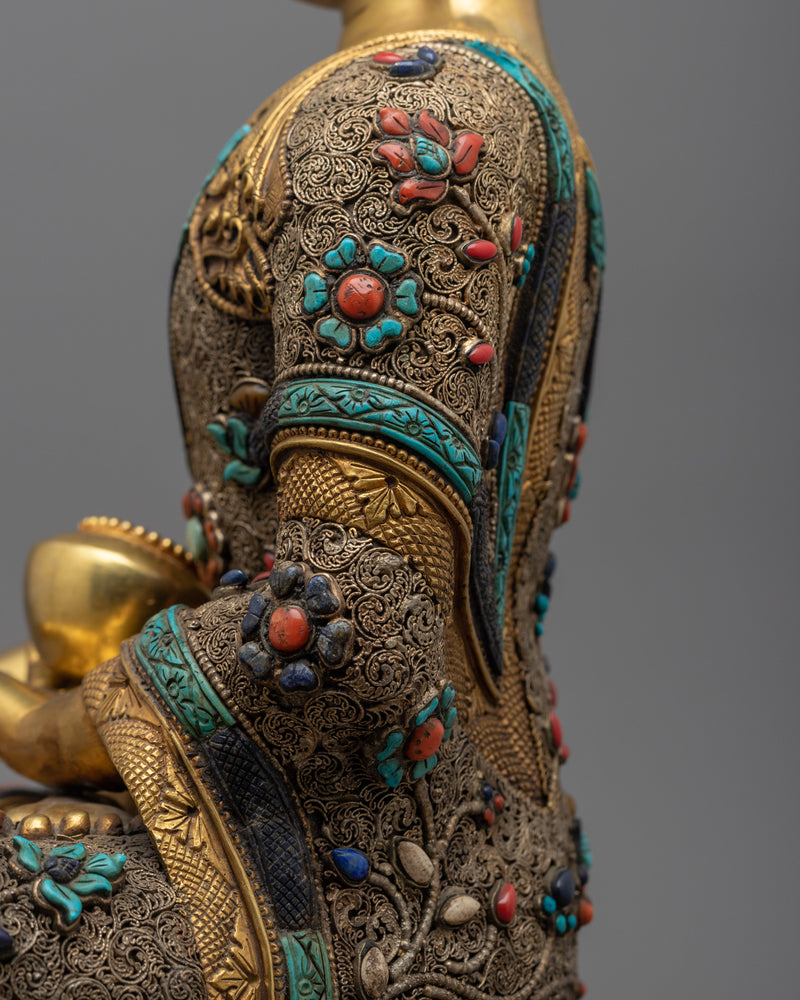 Antique Shakyamuni Buddha Figurine | Embark on a Journey of Timeless Wisdom and Compassion