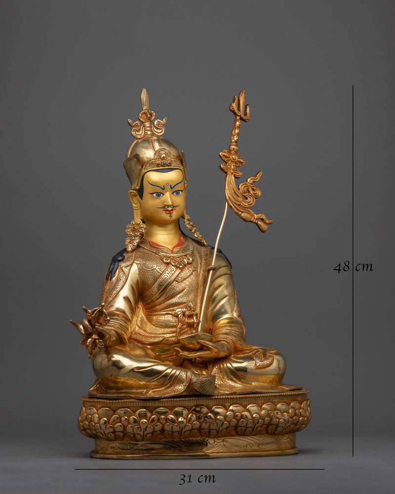 Tantric Guru Rinpoche Figurine | Embrace the Wisdom of the Divine