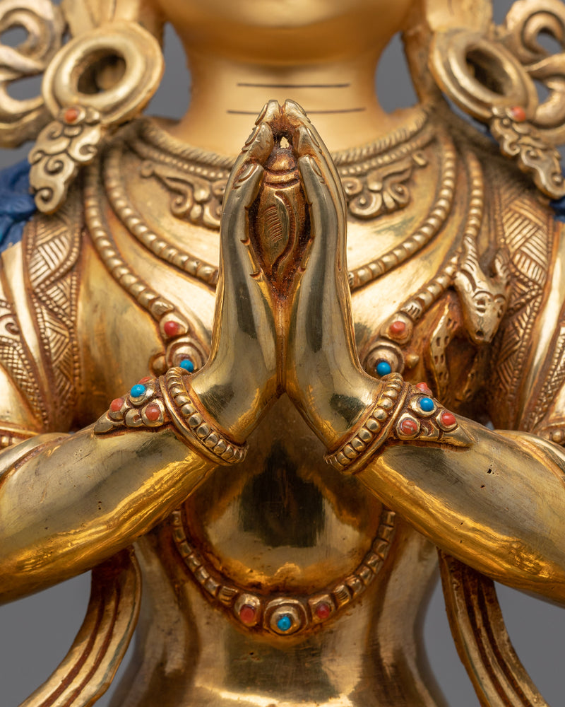 Compassion Chenrezig Deity Figurine | Embrace the Divine Compassion