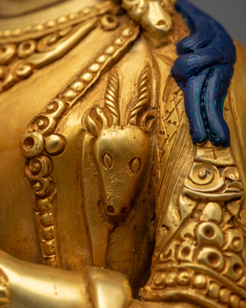 Gold Gilded Chenrezig Statue | Embrace Compassionate Enlightenment