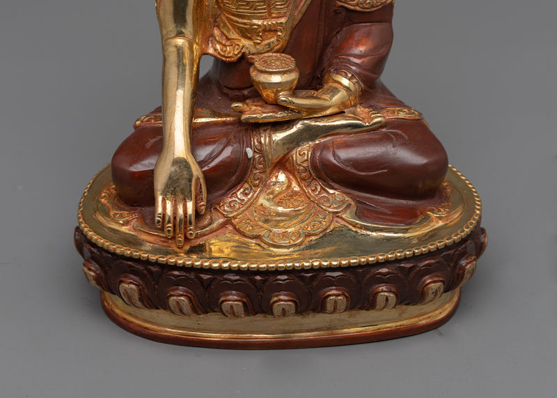 Shakyamuni Buddha Oxidized Figure | Embrace the Essence of Enlightenment