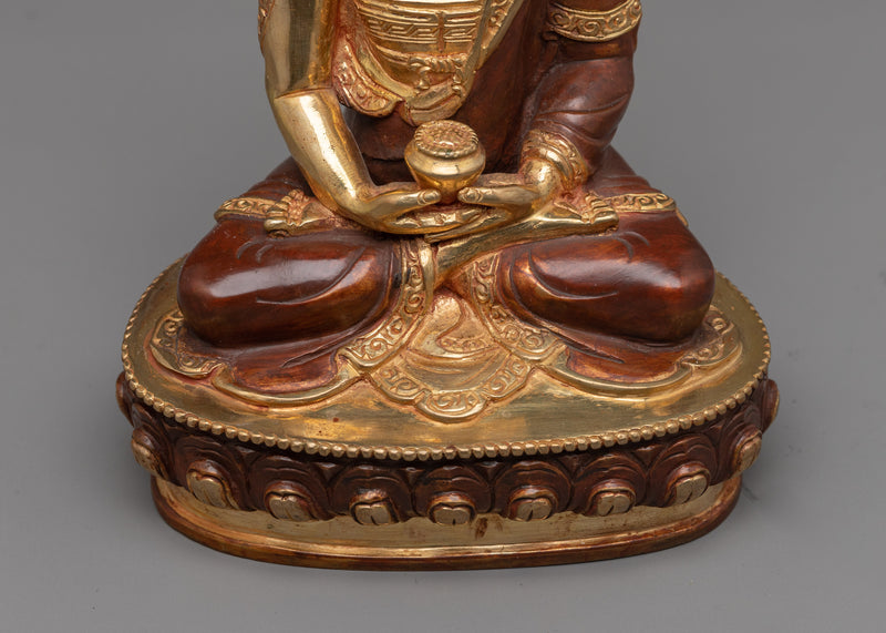 Amitabha Buddha Oxidized Figure | Embrace Divine Enlightenment