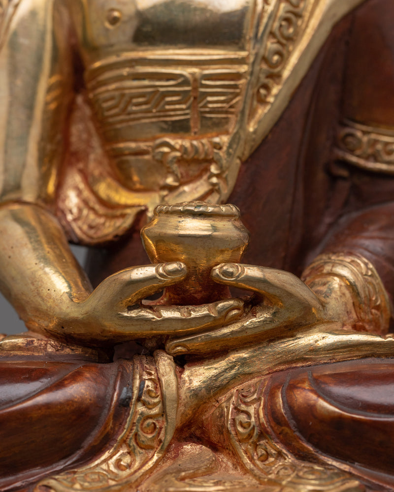 Amitabha Buddha Oxidized Figure | Embrace Divine Enlightenment