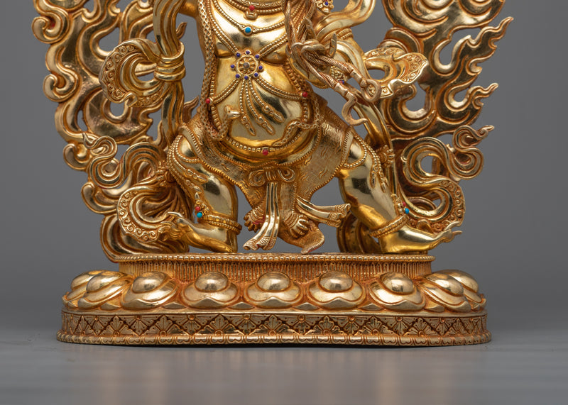 Wrathful Vajrapani Figure | Embrace Strength and Protection