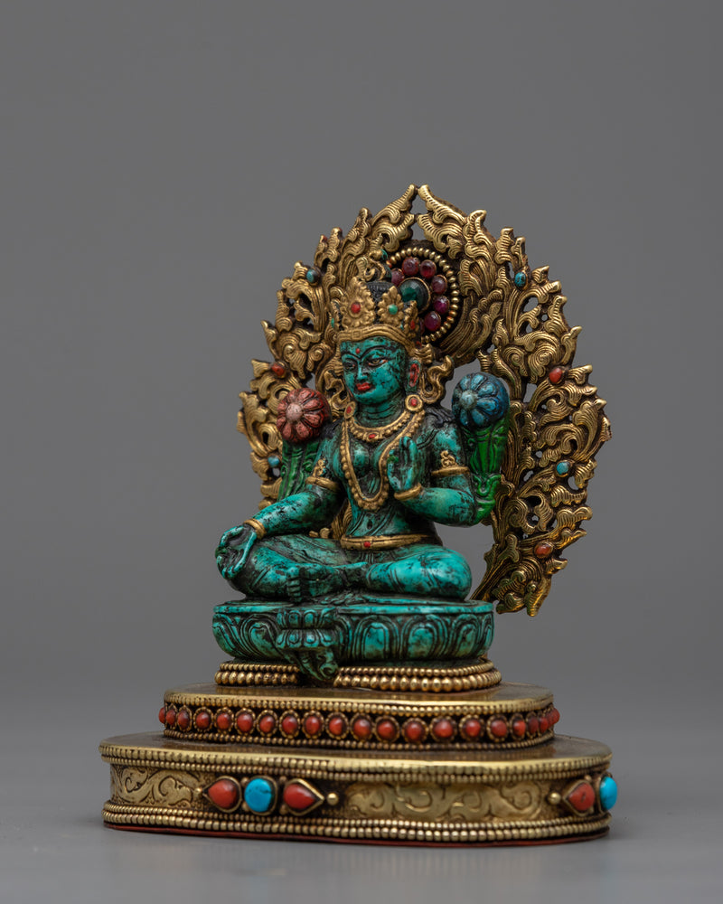 green-tara-stone-figure