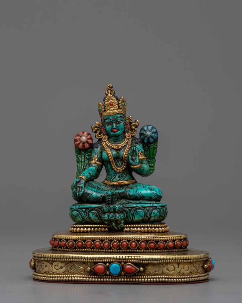 green-tara-stone-figure