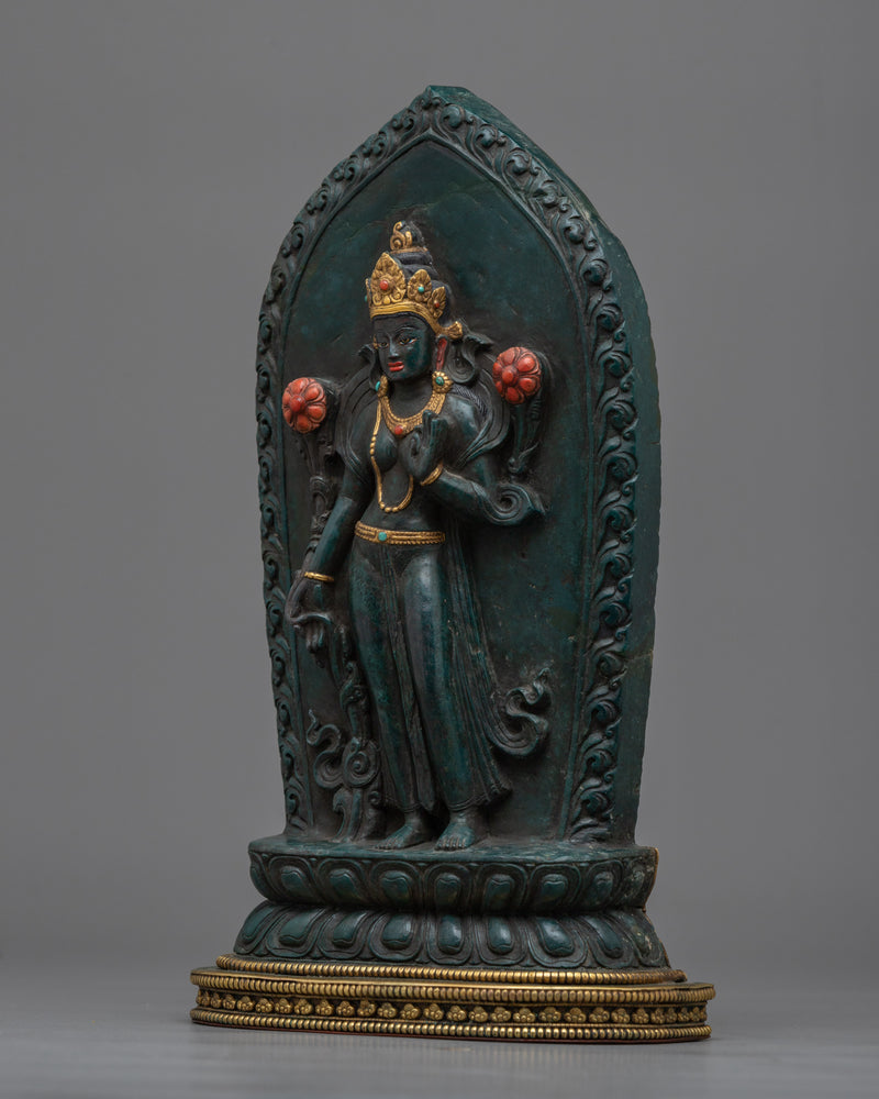 standing-green-tara-figure