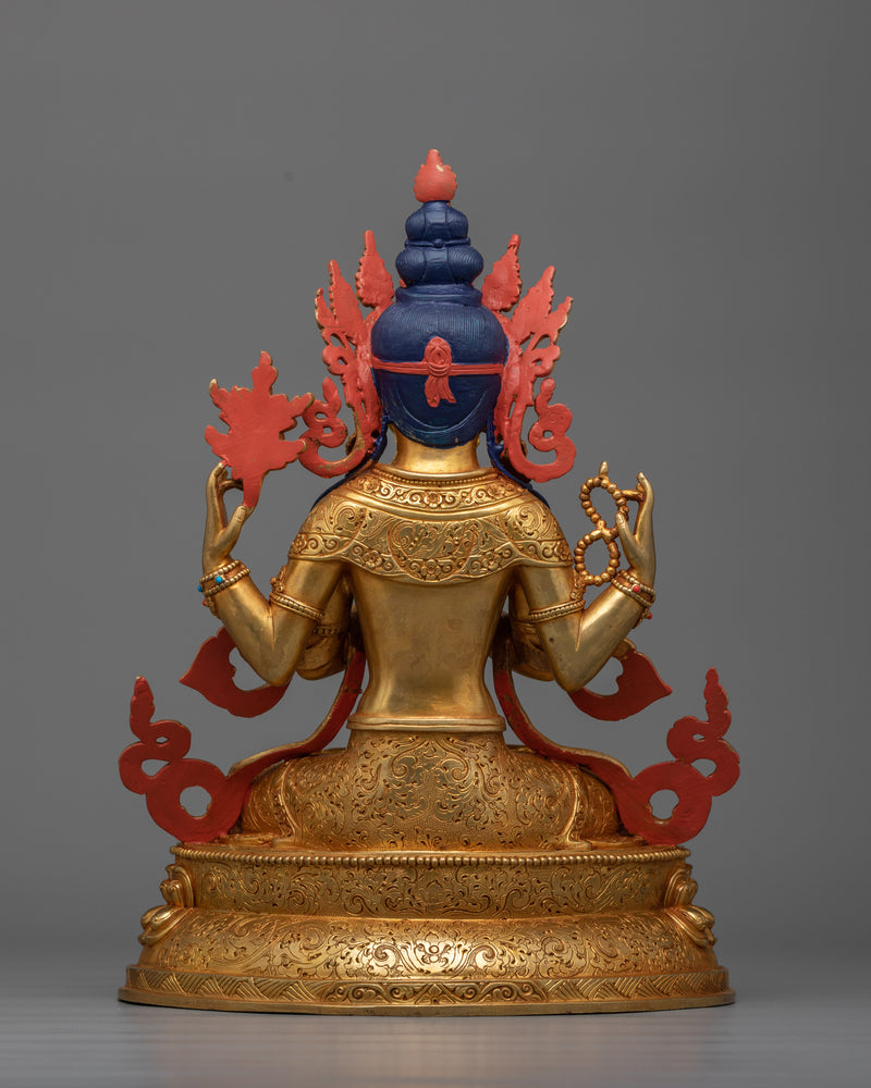 Chenrezig Kindness Deity Statue | Embrace Compassion and Loving-Kindness