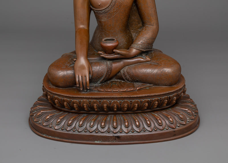 Shakyamuni Buddha Oxidized Figure Statue | Experience Divine Wisdom and Compassion