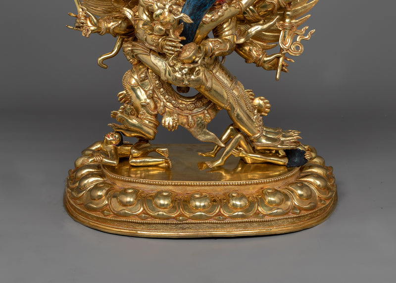 Hayagriva with Consort Statue | Harness Divine Protection and Wisdom