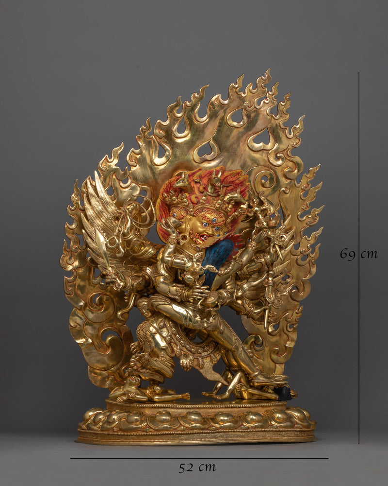 Hayagriva with Consort Statue | Harness Divine Protection and Wisdom