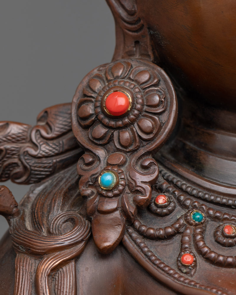 Green Tara Oxidized Figure Statue | Embrace Compassionate Protection