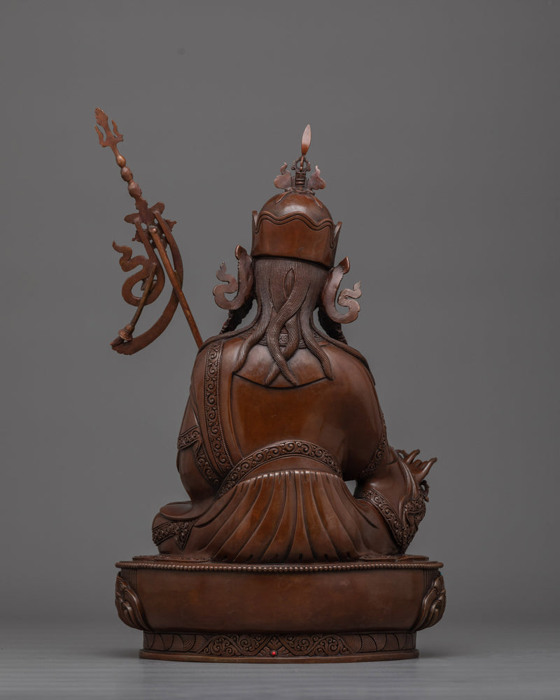 Guru Rinpoche Oxidized Statue | Awaken to Profound Spiritual Insights