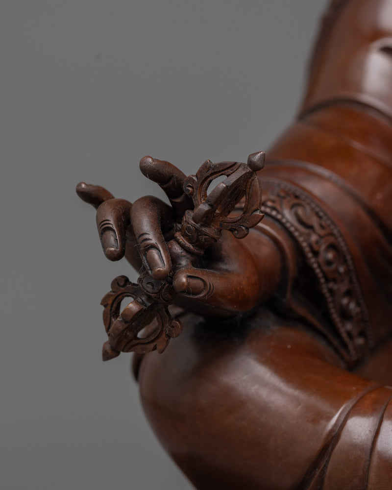 Guru Rinpoche Oxidized Statue | Awaken to Profound Spiritual Insights