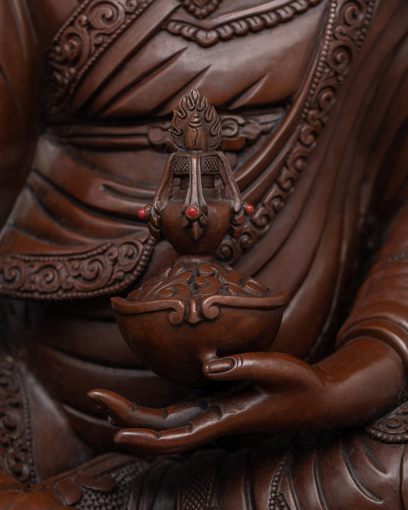 Guru Rinpoche Oxidized Statue | Awaken to Profound Spiritual Insights