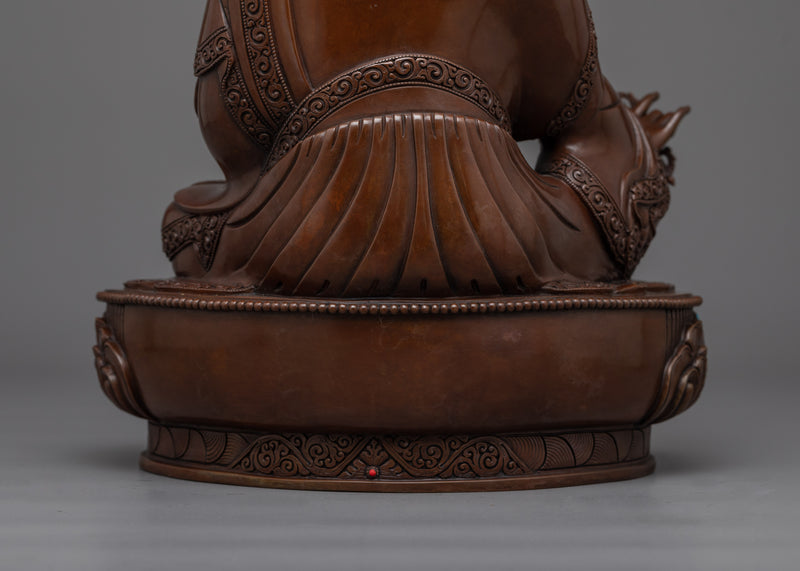 Guru Rinpoche Oxidized Statue | Awaken to Profound Spiritual Insights