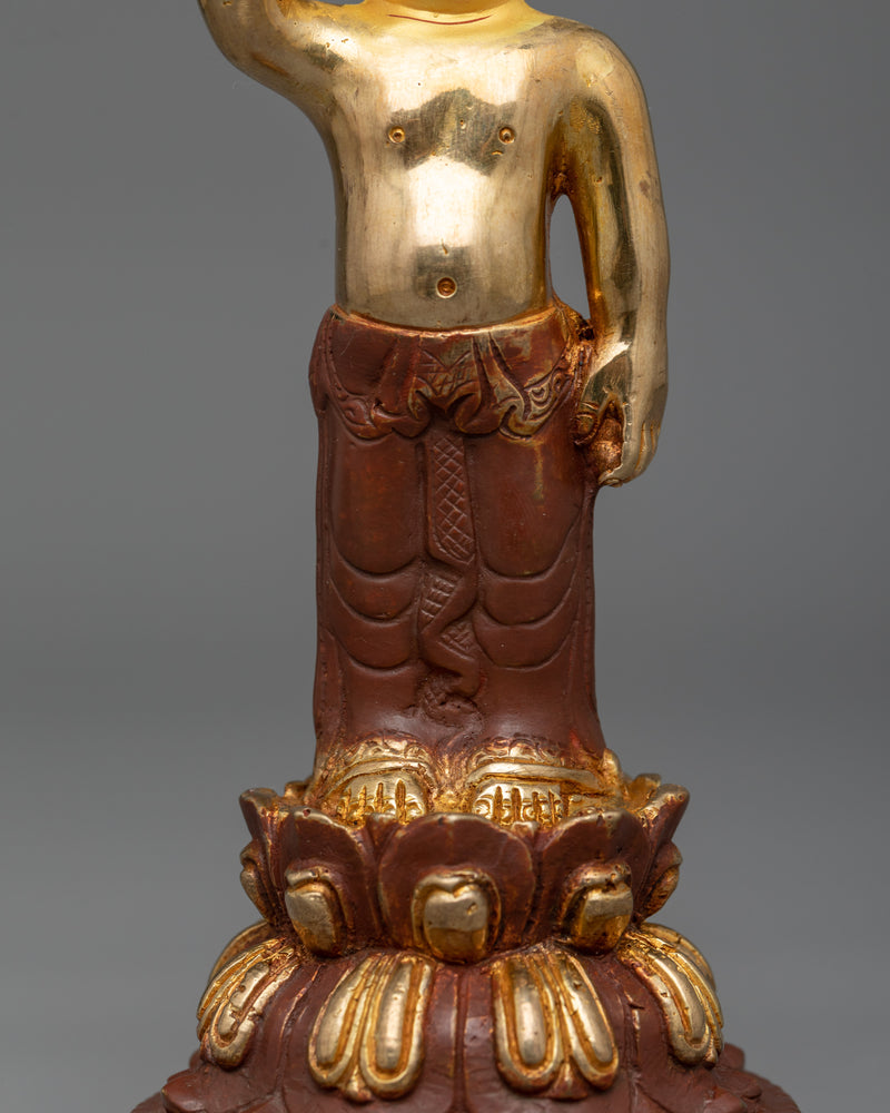 Standing Shakyamuni Buddha Statue | Delve into the Depths of Enlightenment