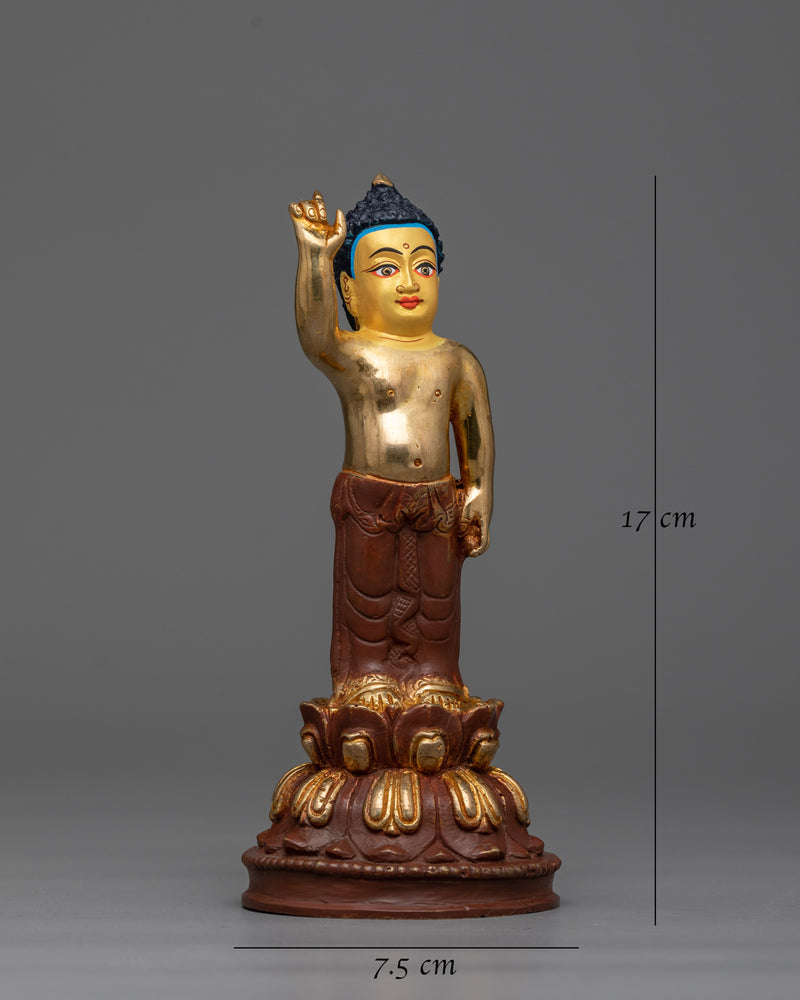 Standing Shakyamuni Buddha Statue | Delve into the Depths of Enlightenment