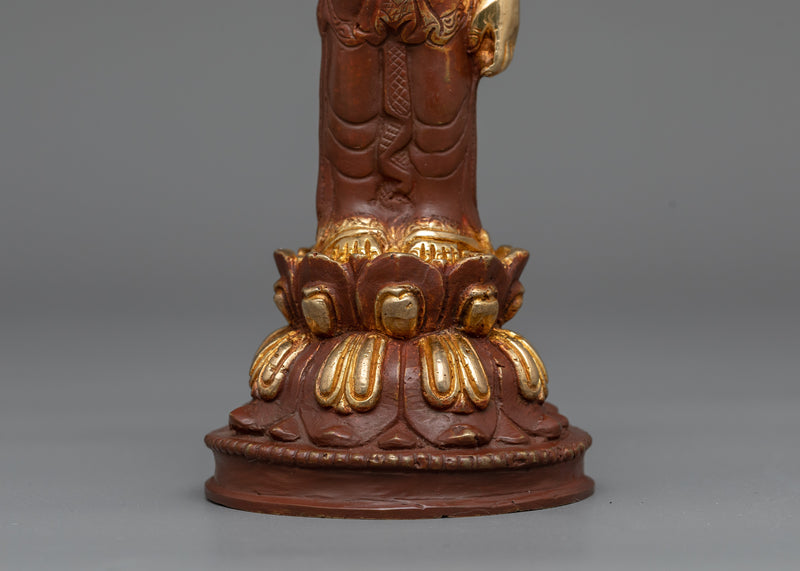 Standing Shakyamuni Buddha Statue | Delve into the Depths of Enlightenment