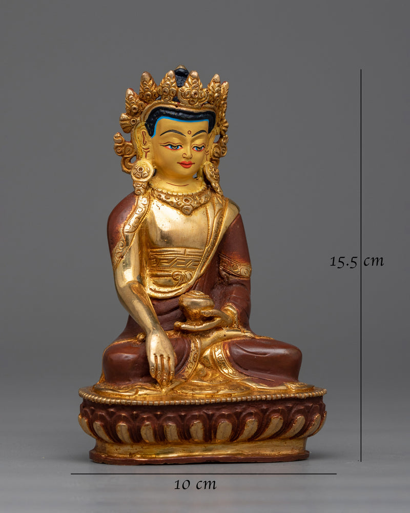 Crown Shakyamuni Buddha Statue | Radiate Inner Peace and Harmony