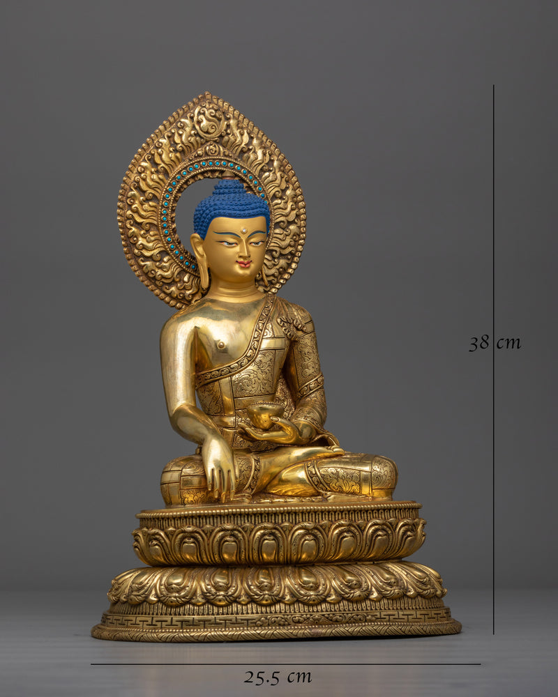 Peaceful Shakyamuni Buddha Statue | Elevate Your Spiritual Sanctuary