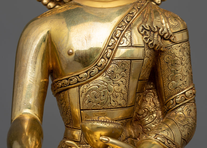 Peaceful Shakyamuni Buddha Statue | Elevate Your Spiritual Sanctuary