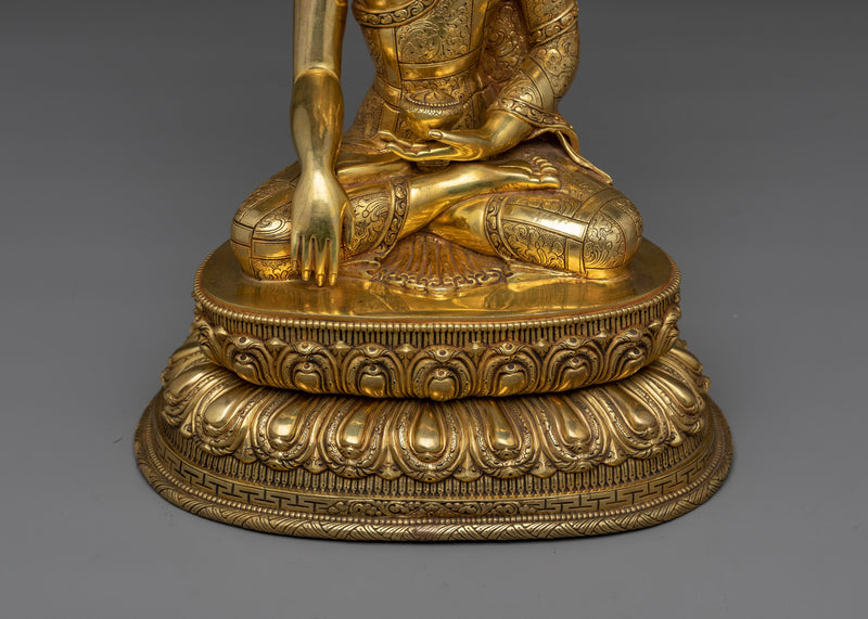 Peaceful Shakyamuni Buddha Statue | Elevate Your Spiritual Sanctuary