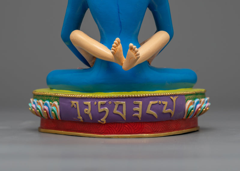 Blue Samantabhadra with Consort Statue | Union of Wisdom and Practice