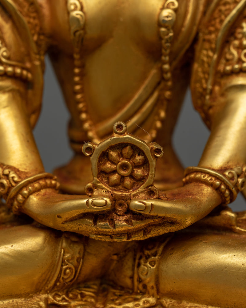 Machine-Made Prajnaparamita Statue | Gold Electroplated Mother of Wisdom