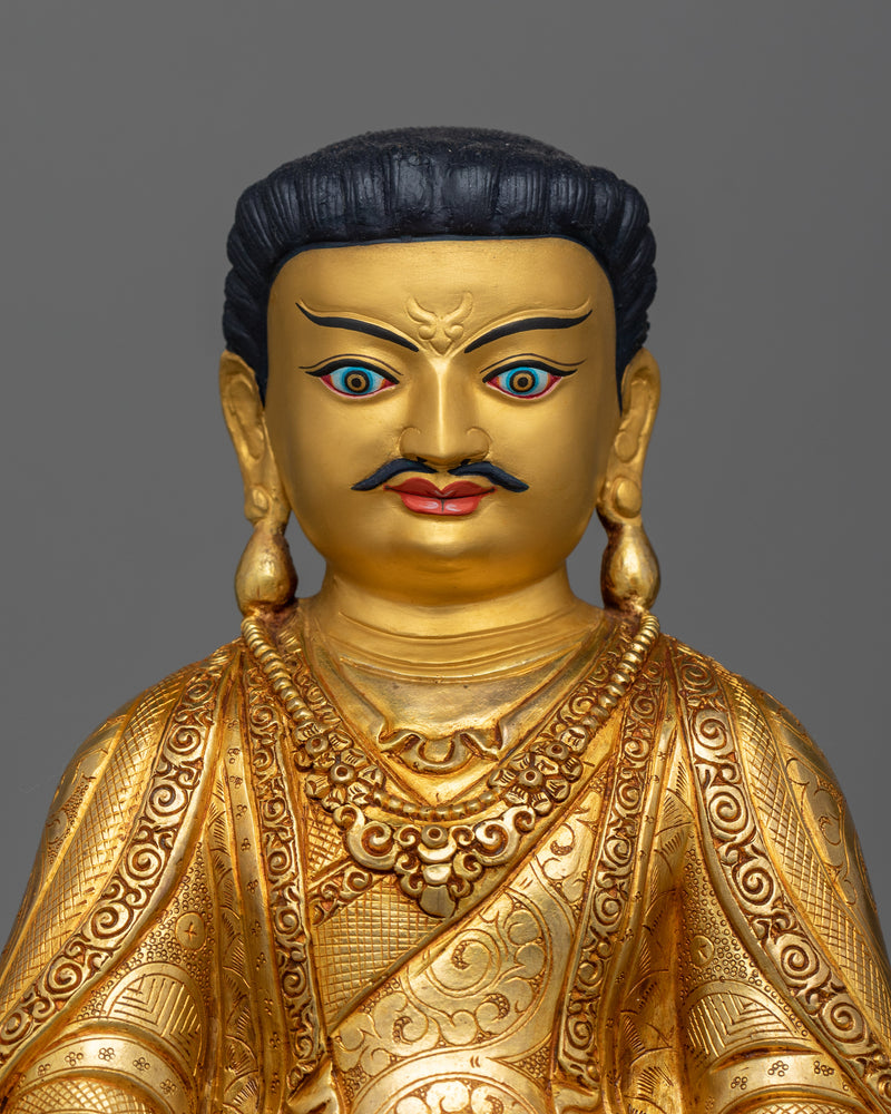 Marpha, Milarepa, and Gompopa Statue Set | Triumvirate of Tibetan Wisdom