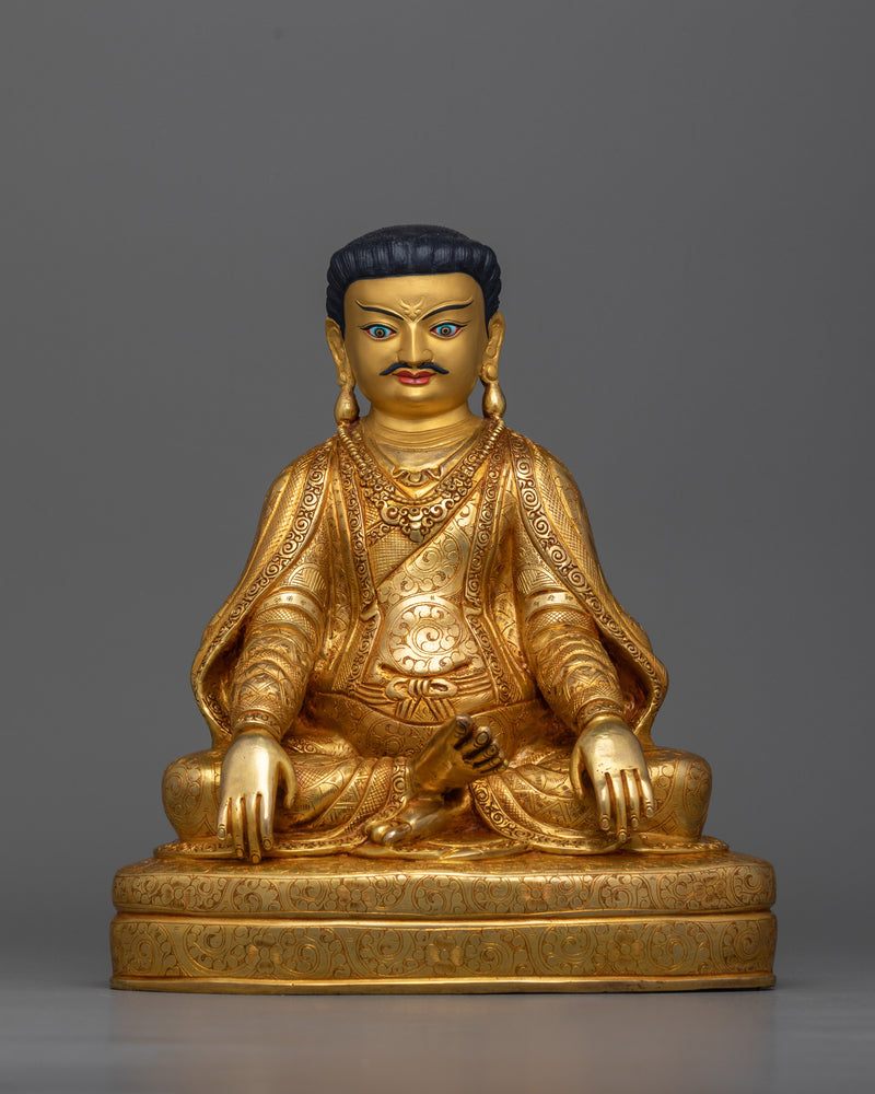 Marpha, Milarepa, and Gompopa Statue Set | Triumvirate of Tibetan Wisdom