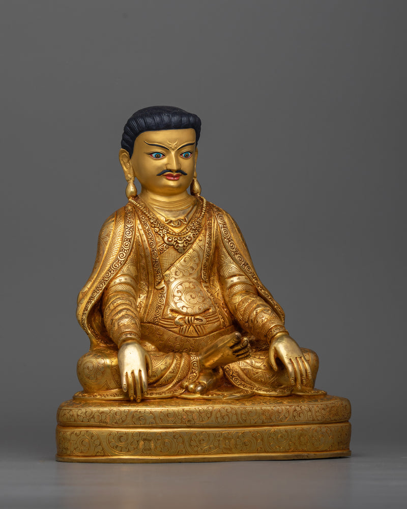 Marpha, Milarepa, and Gompopa Statue Set | Triumvirate of Tibetan Wisdom