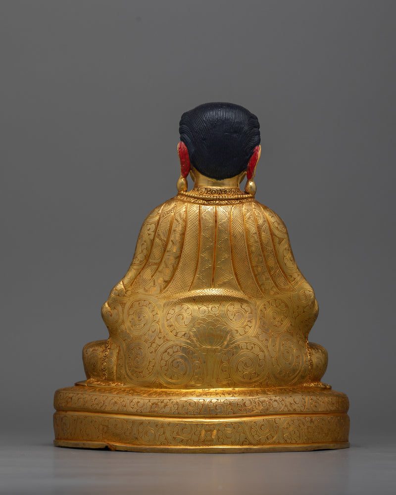 Marpha, Milarepa, and Gompopa Statue Set | Triumvirate of Tibetan Wisdom