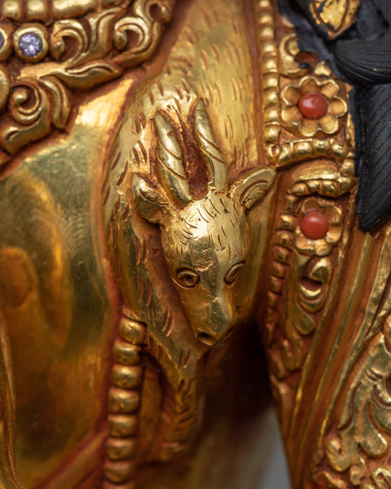 Exquisite Bodhisattva Set | Gold Gilded Copper Statues from Nepal