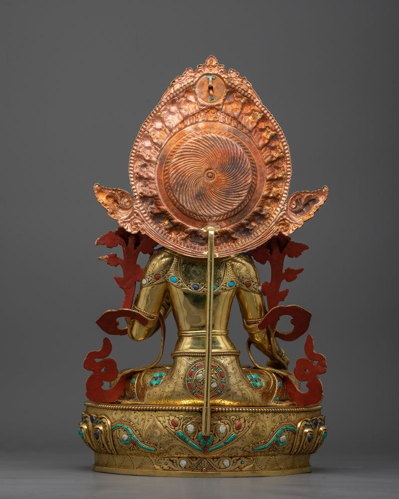 Long Life Goddess White Tara Statue | Premium handcrafted gold sculpture