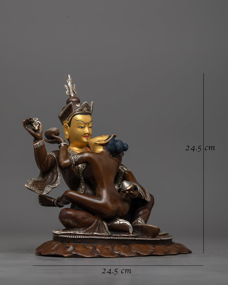 Guru Rinpoche Consort Union Statue | Handmade by Nepali Artists