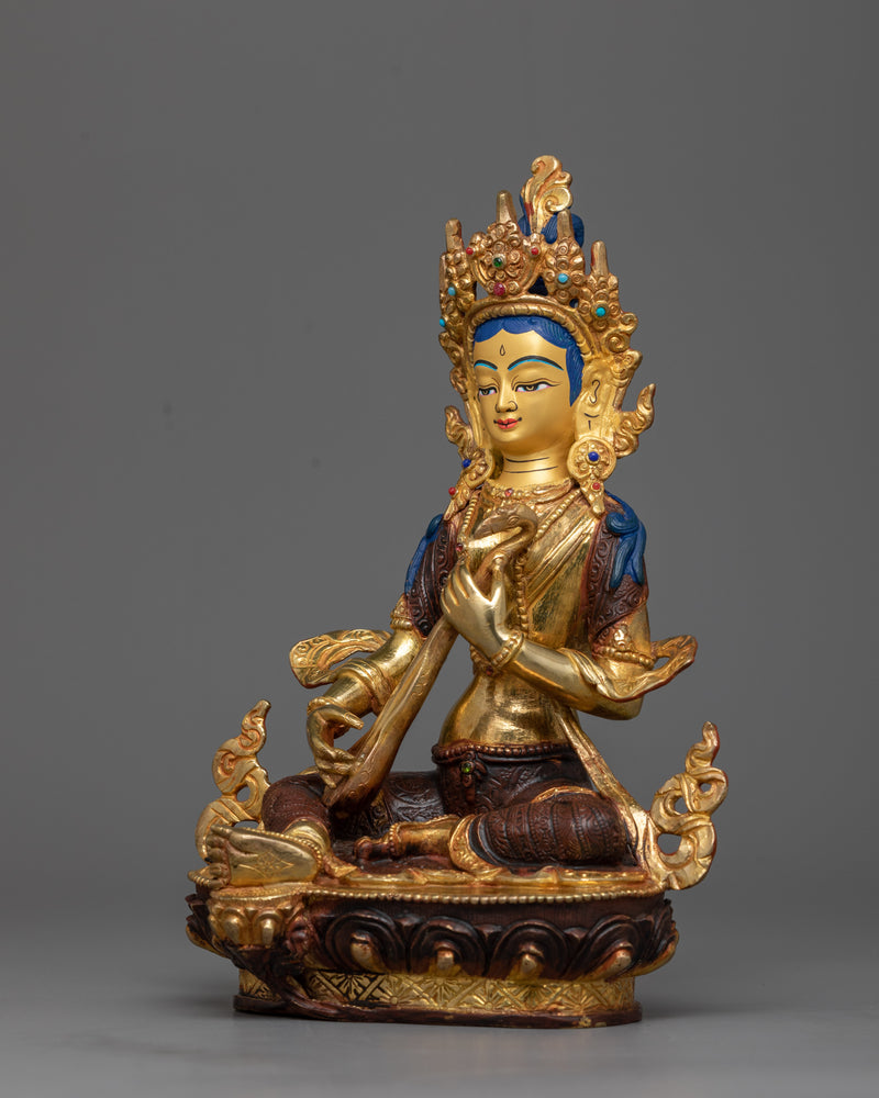 Small Saraswati Statue | Handmade in Nepal by Nepali Artist