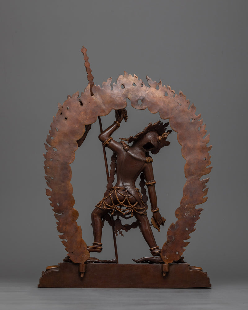 Vajrayogini Dakini Statue | Handmade Oxidized Copper Body Sculpture