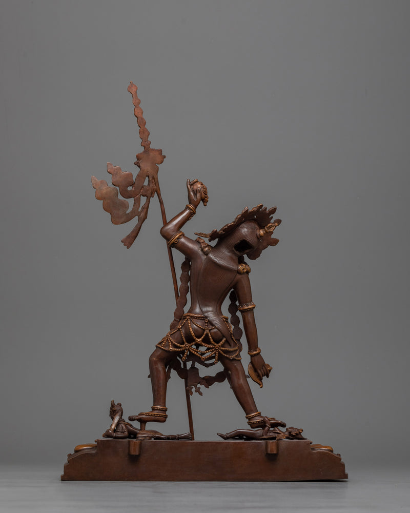 Vajrayogini Dakini Statue | Handmade Oxidized Copper Body Sculpture