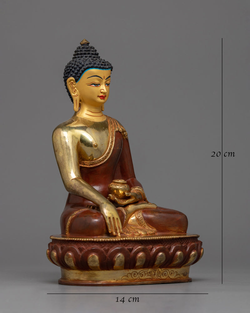 20cm Three Buddha Statue Set | Small Sculptures Perfect for Travel Altar