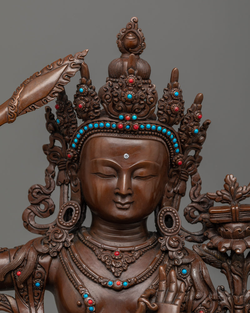 oxidized-manjushri-figure