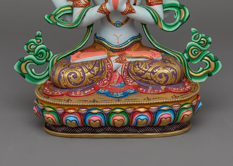 Four Arm Chenrezig Statue | Compassionate Boddhisattva Avalokitesvara