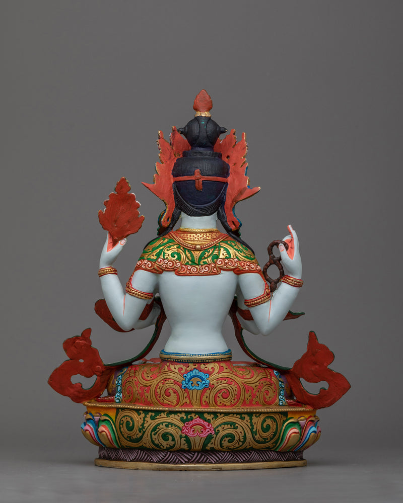 Four Arm Chenrezig Statue | Compassionate Boddhisattva Avalokitesvara