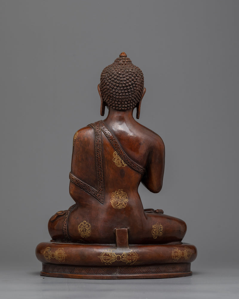 Medicine Buddha 33cm Statue | Handmade Sculpture of Healing Buddha "Bhaisajyaguru"