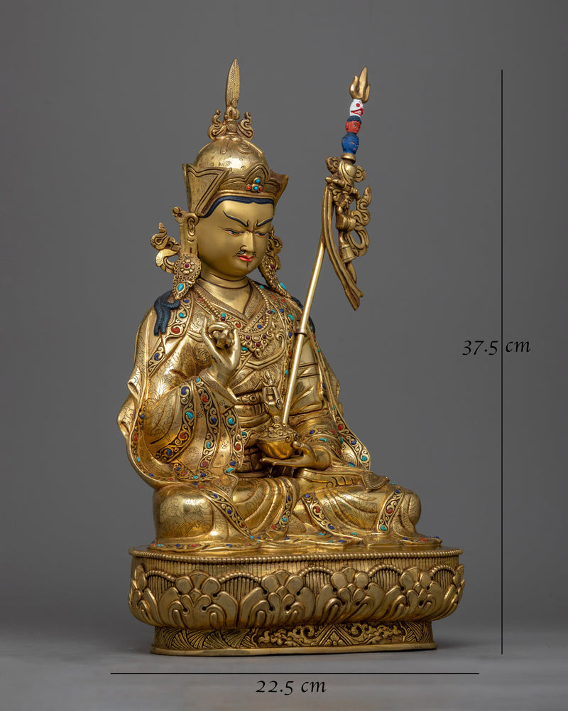 Premium Quality Guru Rinpoche Statue | Handmade in Nepal by Nepali Master Artist