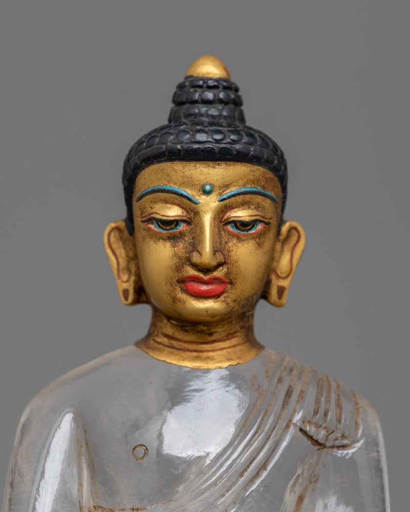 shakyamuni-buddha-crystal statue