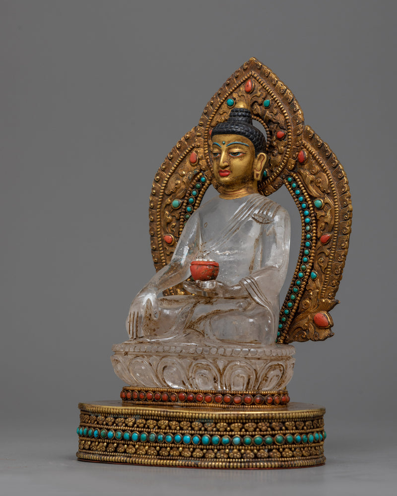 shakyamuni-buddha-crystal statue